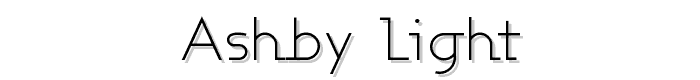 Ashby Light font